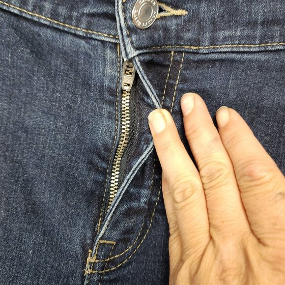 Lauren Ralph Lauren Jeans Womens 16W Dark Wash Stretch High Rise Bootcut *Read* - Picture 2 of 12